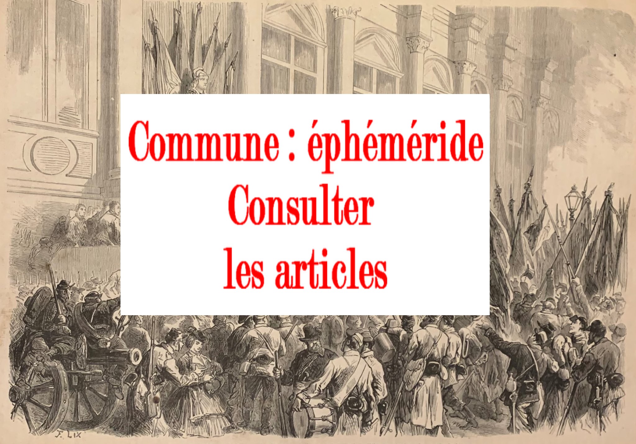 Cliquer pour lire les articles de l'éphéméride